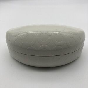 Coach Clamshell “C” Logo Sunglasses White Case